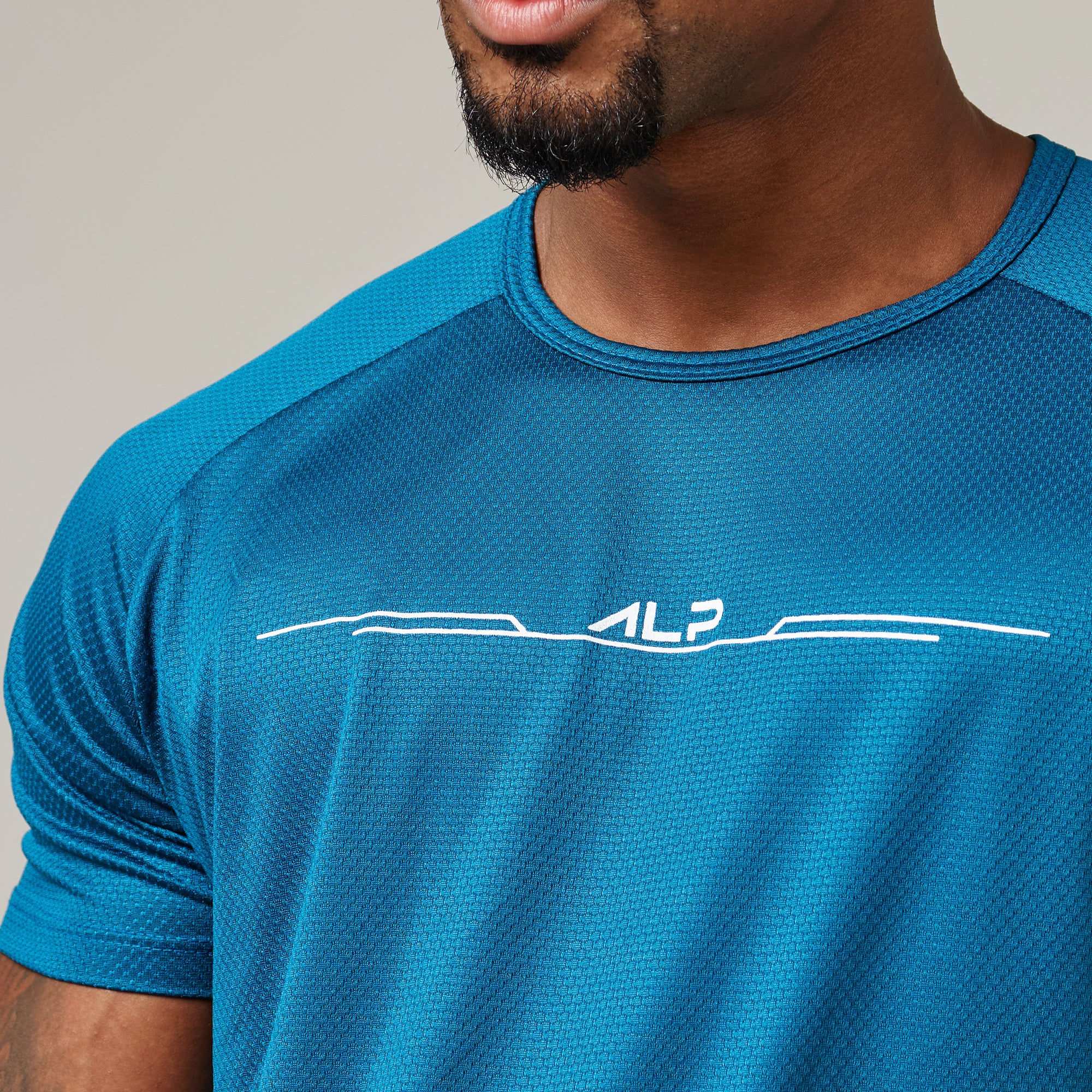 Camiseta Dry Fit Balance Azul Mediterrâneo