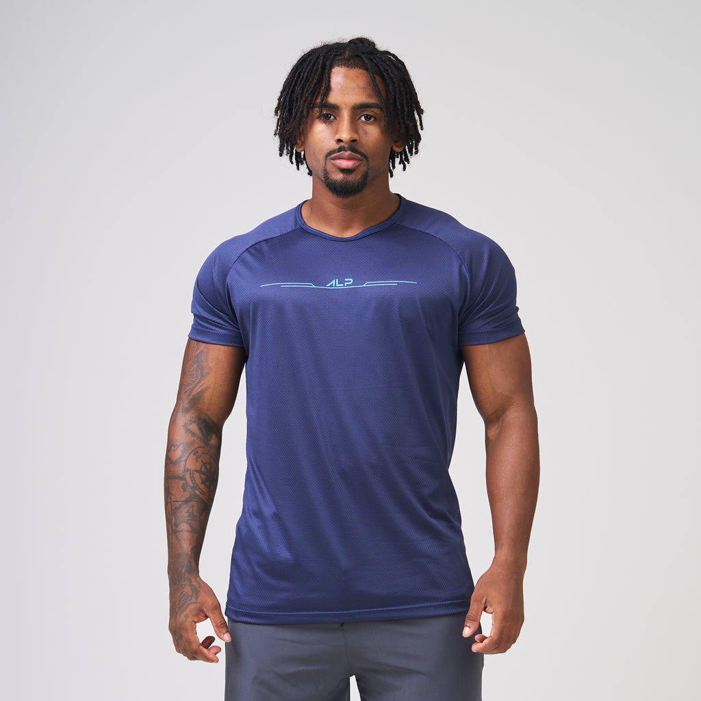 Camiseta Dry Fit Balance Marinho Ashir