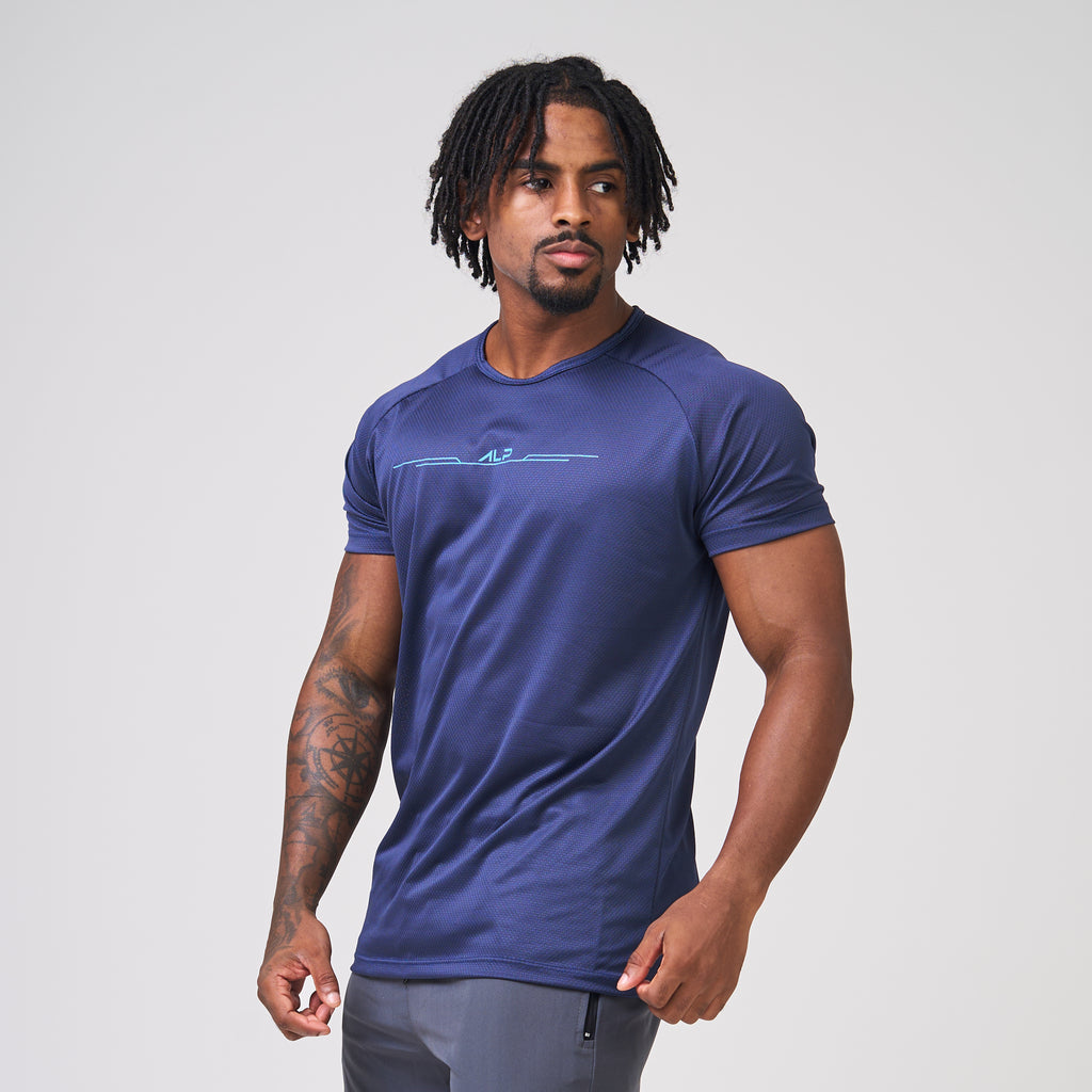 Camiseta Dry Fit Balance Marinho Ashir
