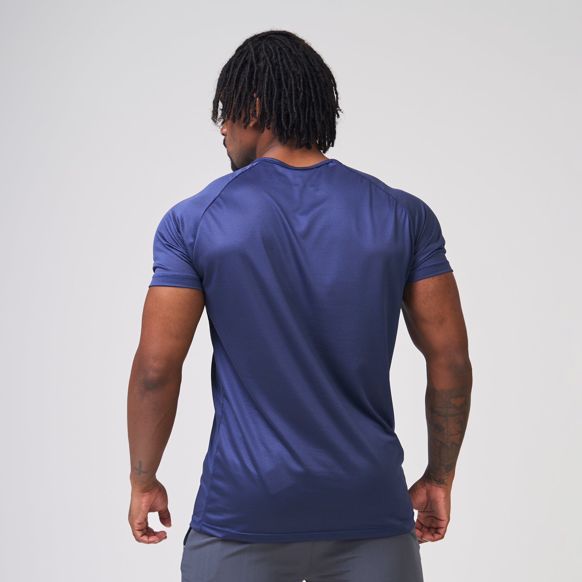 Camiseta Dry Fit Balance Marinho Ashir
