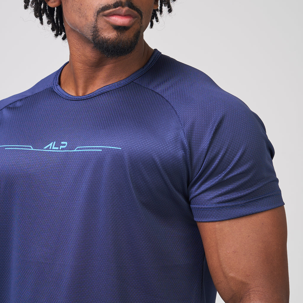 Camiseta Dry Fit Balance Marinho Ashir