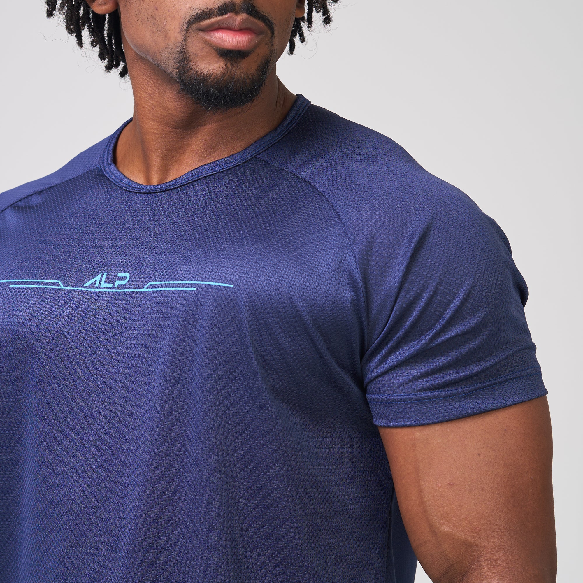 Camiseta Dry Fit Balance Marinho Ashir