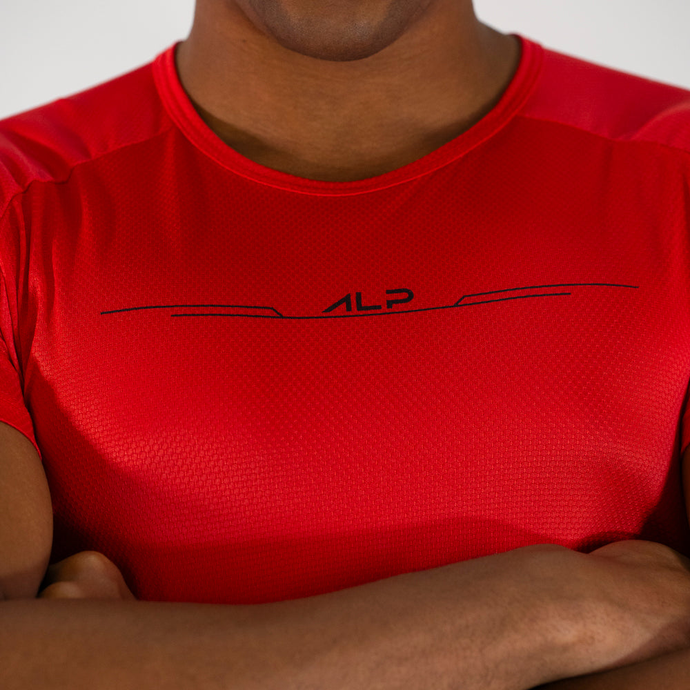 Camiseta Dry Fit Balance Vermelho Acerola