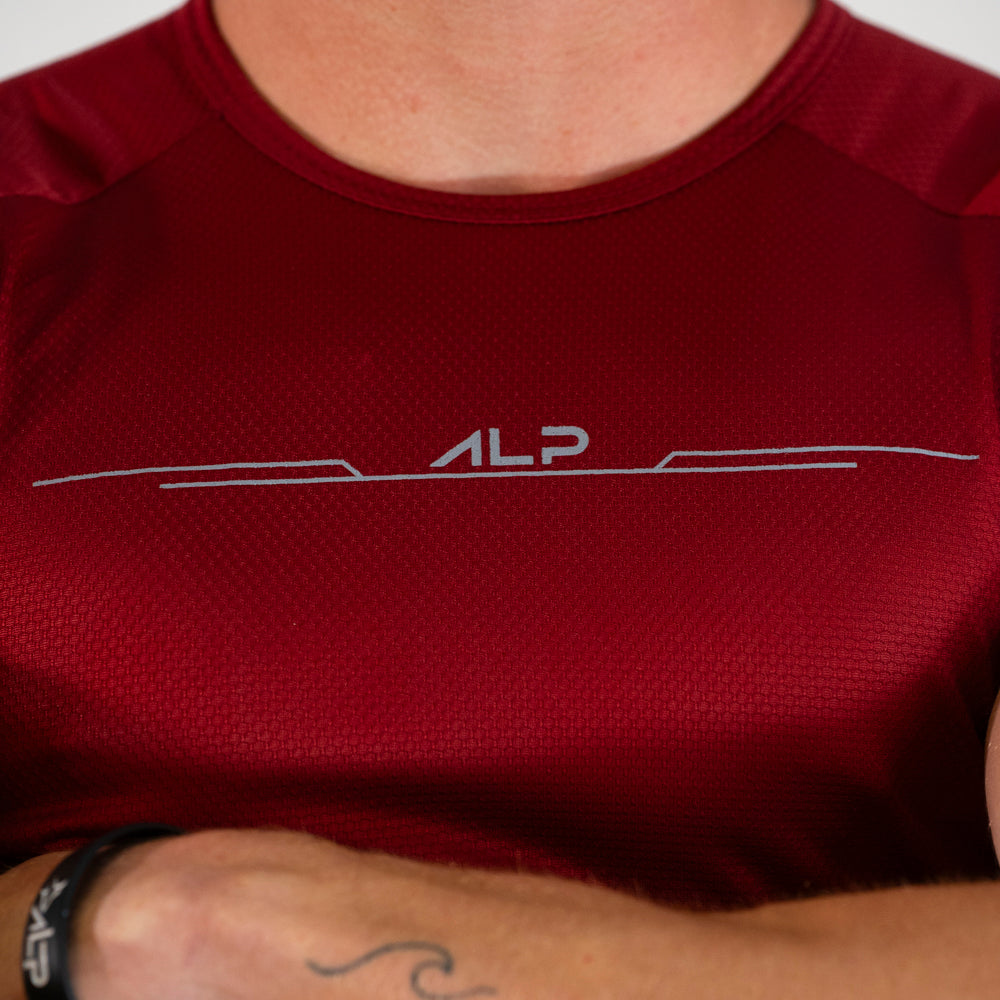 Camiseta Dry Fit Balance Vermelho Biking