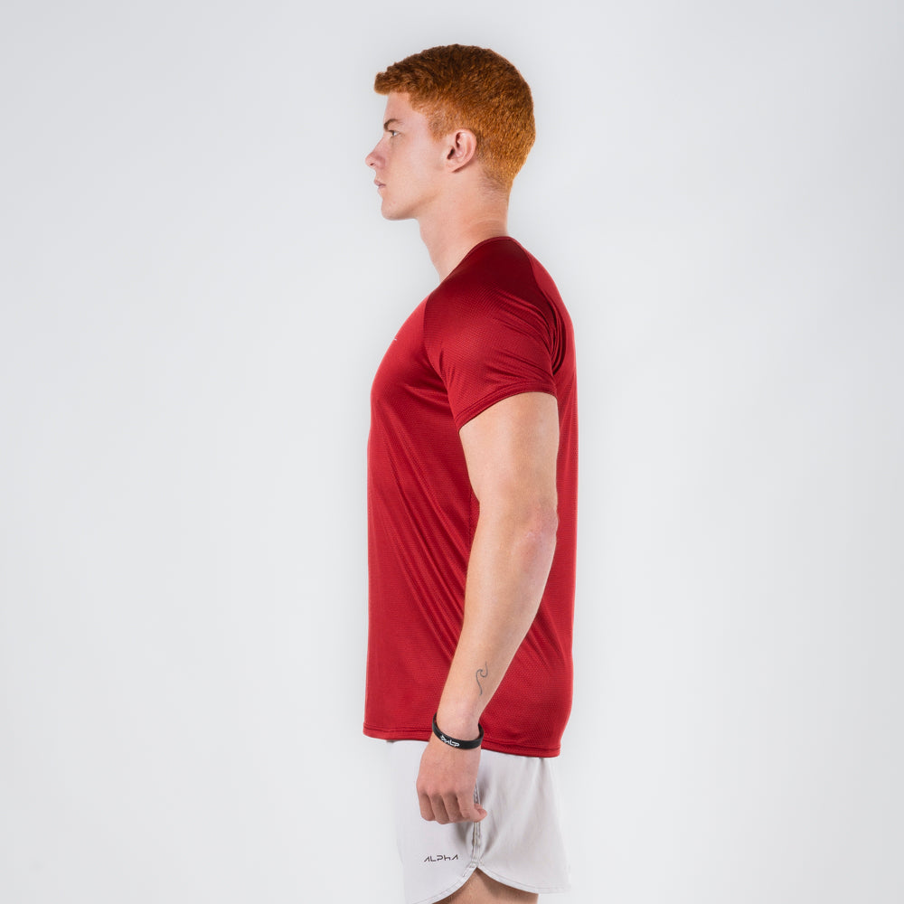 Camiseta Dry Fit Balance Vermelho Biking