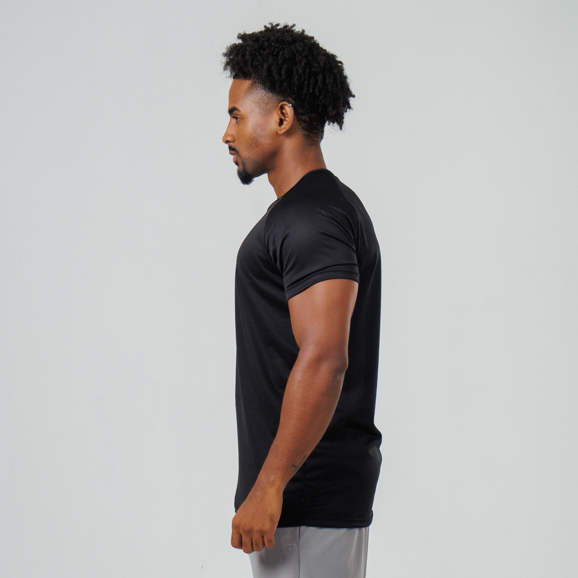 Camiseta Dry Fit Brasão Preto