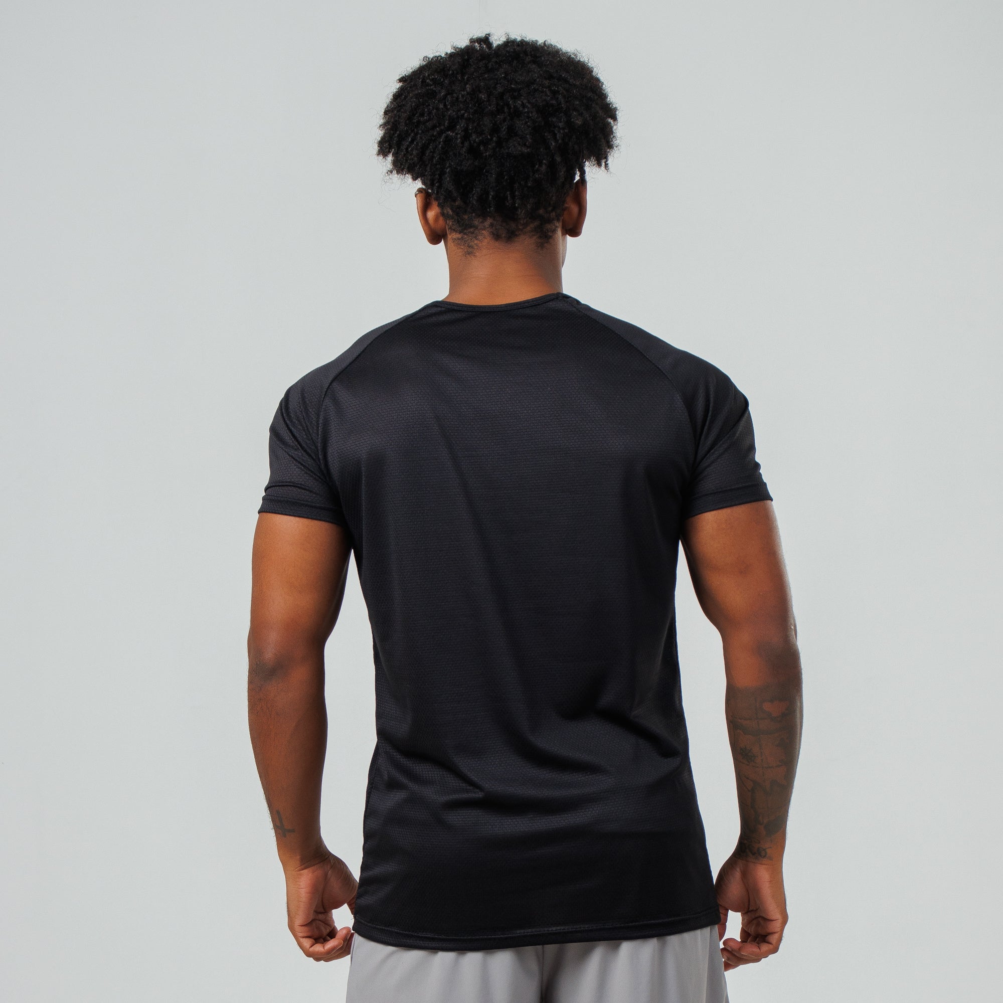 Camiseta Dry Fit Brasão Preto
