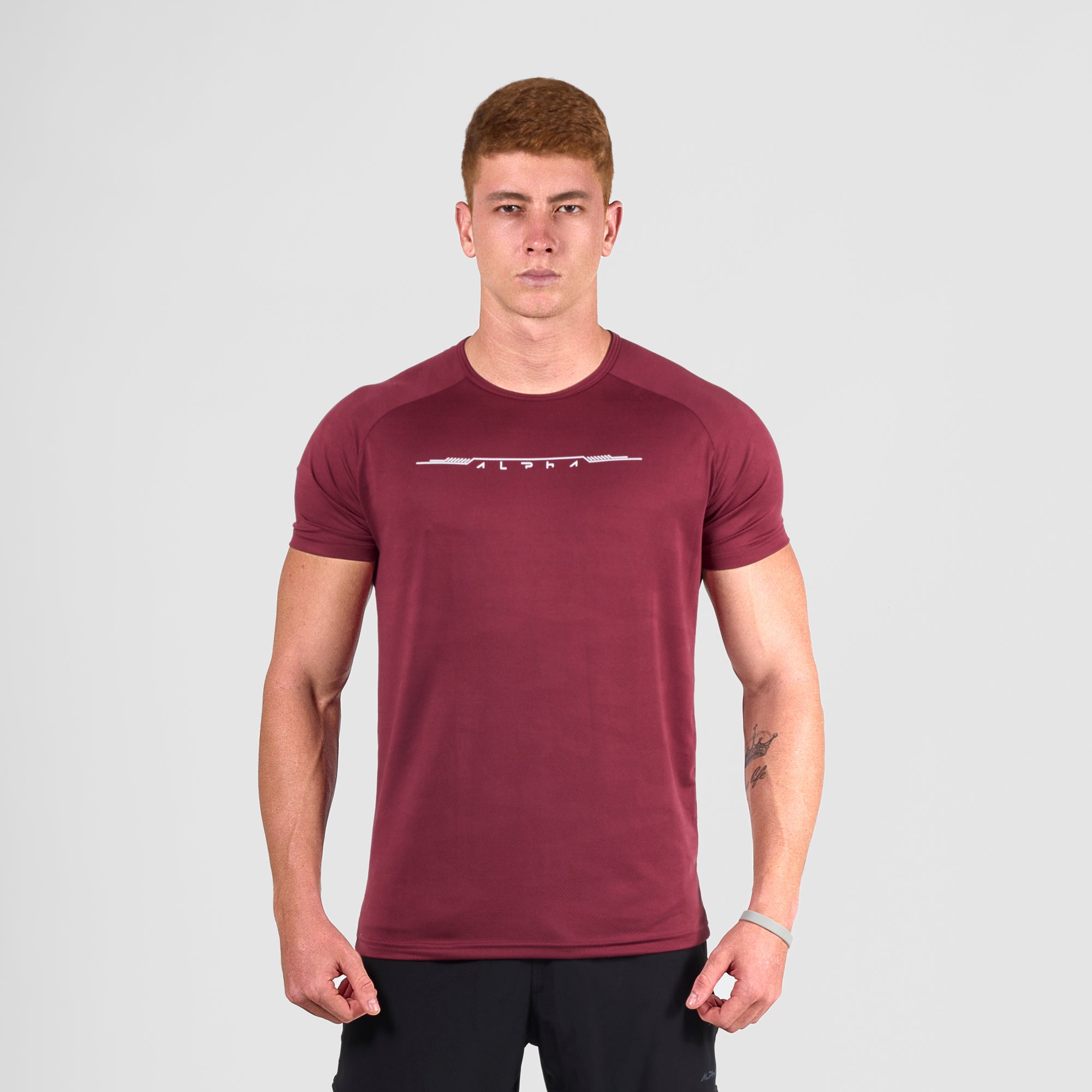 Camiseta Dry Haze Horizon Vinho