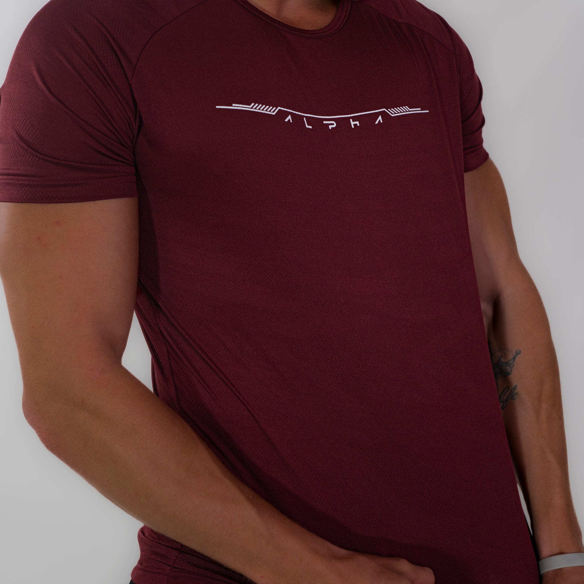 Camiseta Dry Haze Horizon Vinho
