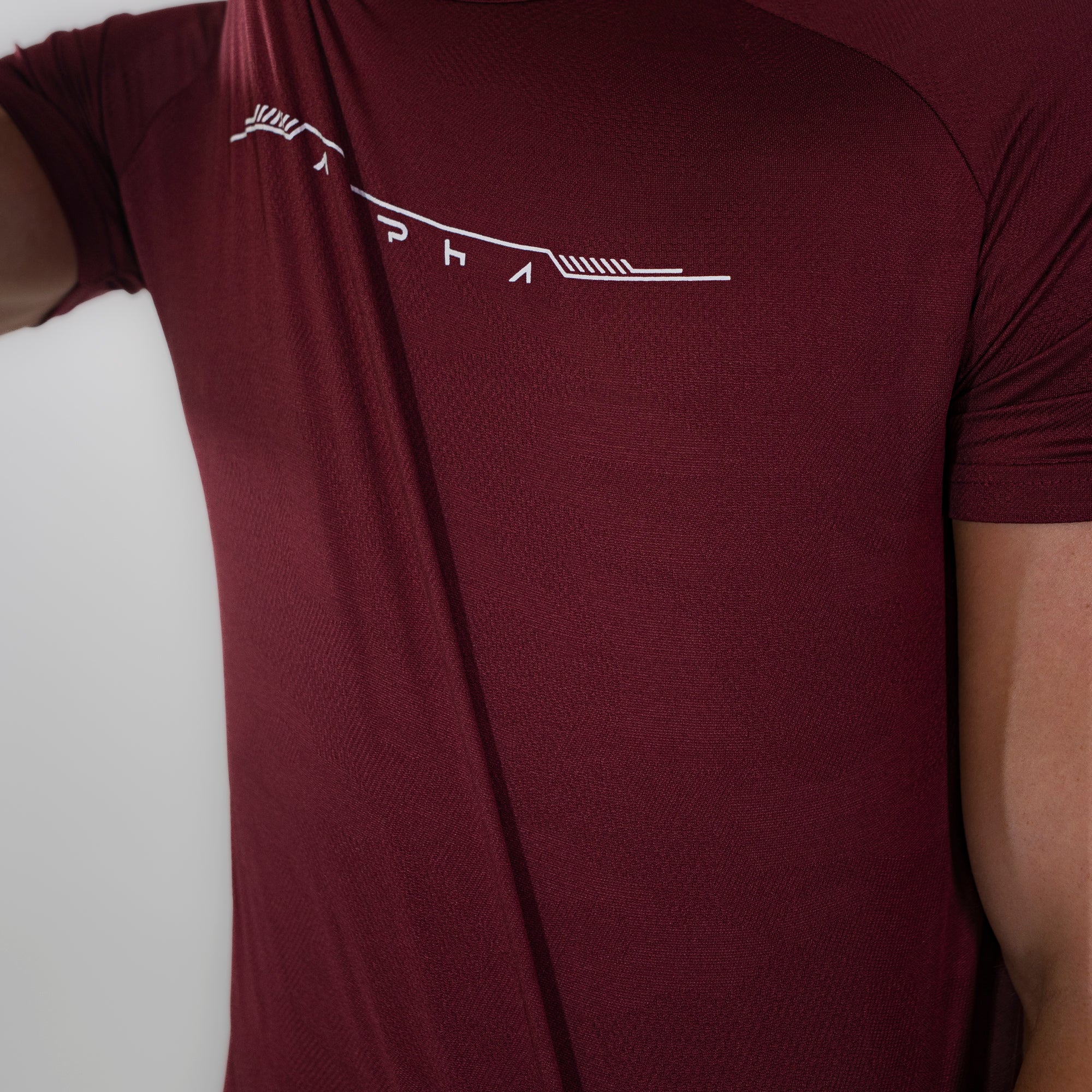 Camiseta Dry Haze Horizon Vinho