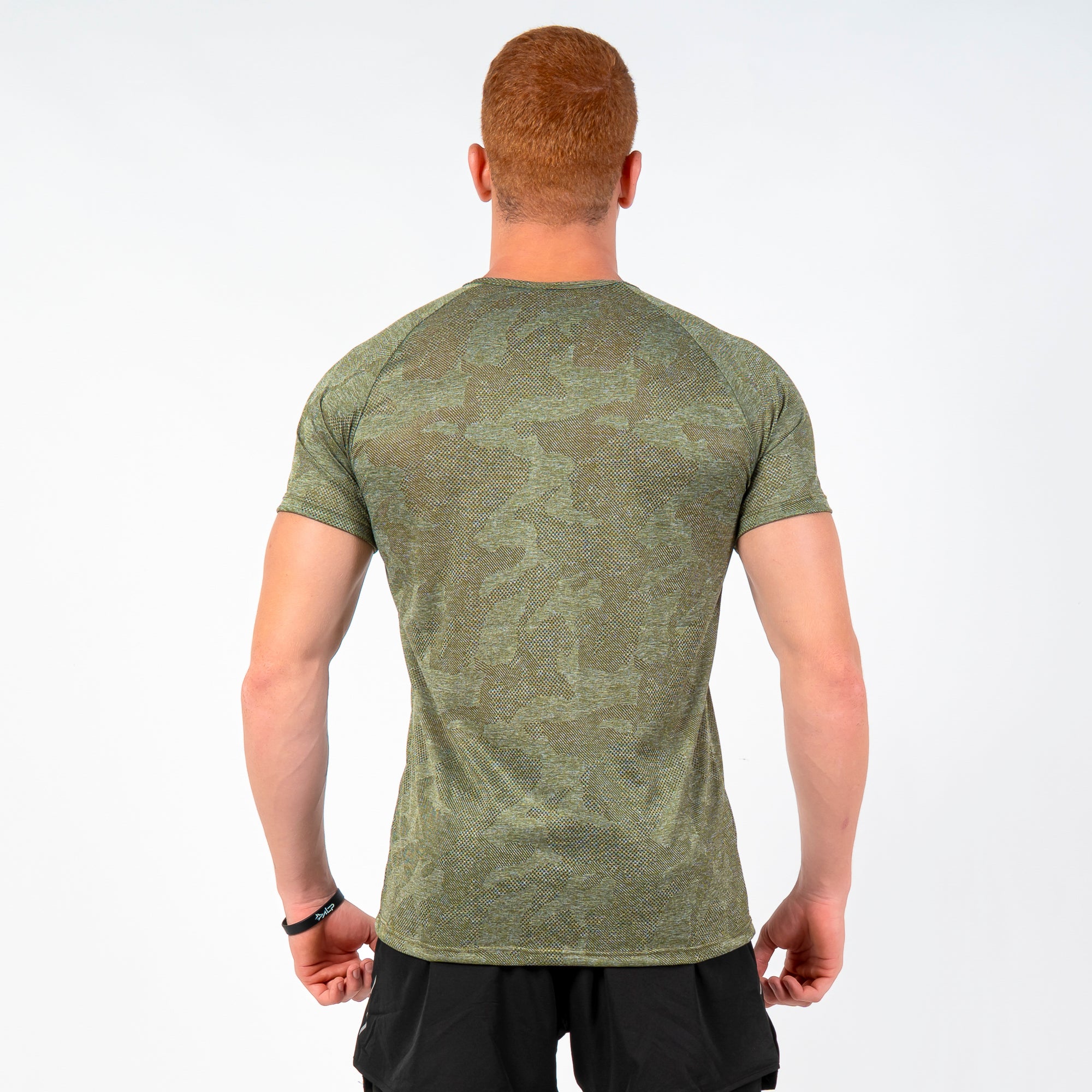 Camiseta Dry Fit Camuflada Light Lupus Verde Oliva