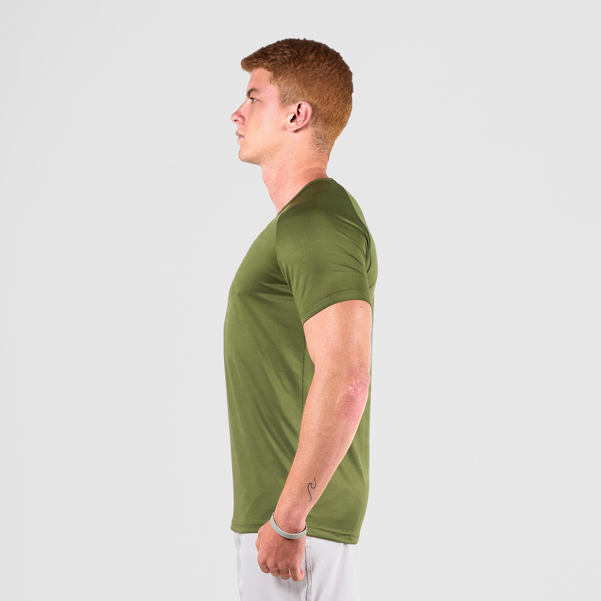 Camiseta Dry Haze Lupus Verde Oliva