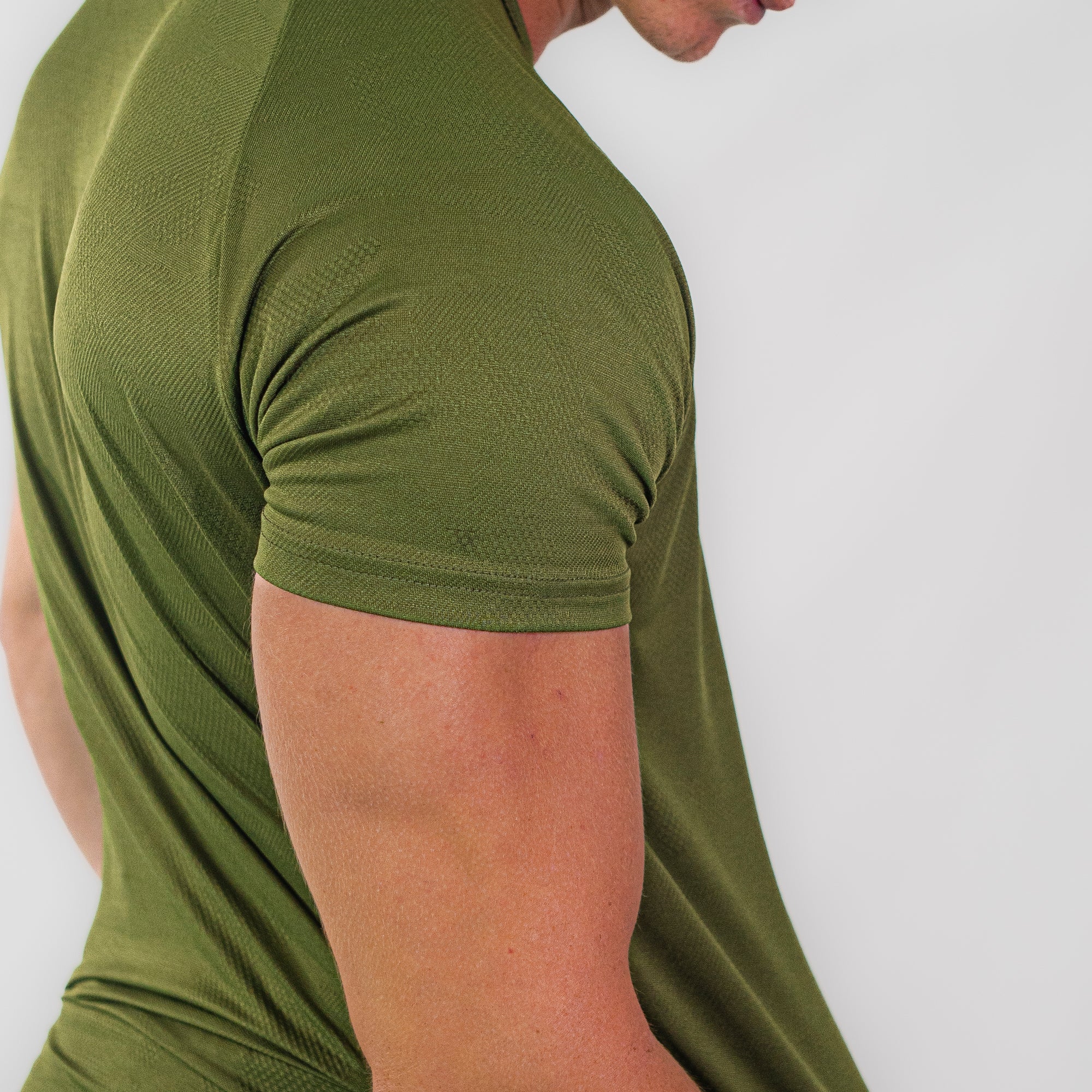 Camiseta Dry Haze Lupus Verde Oliva