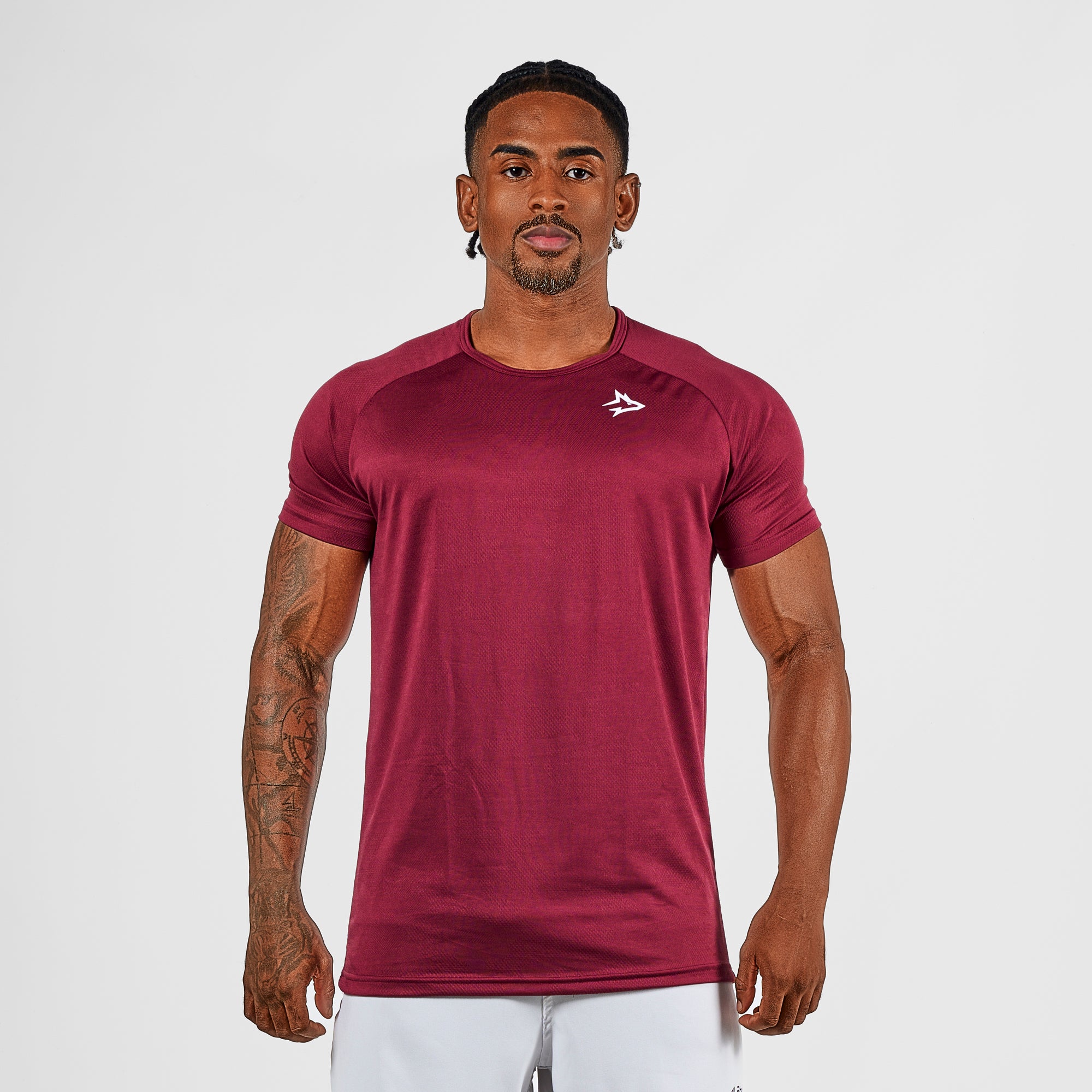 Camiseta Dry Haze Lupus Vinho