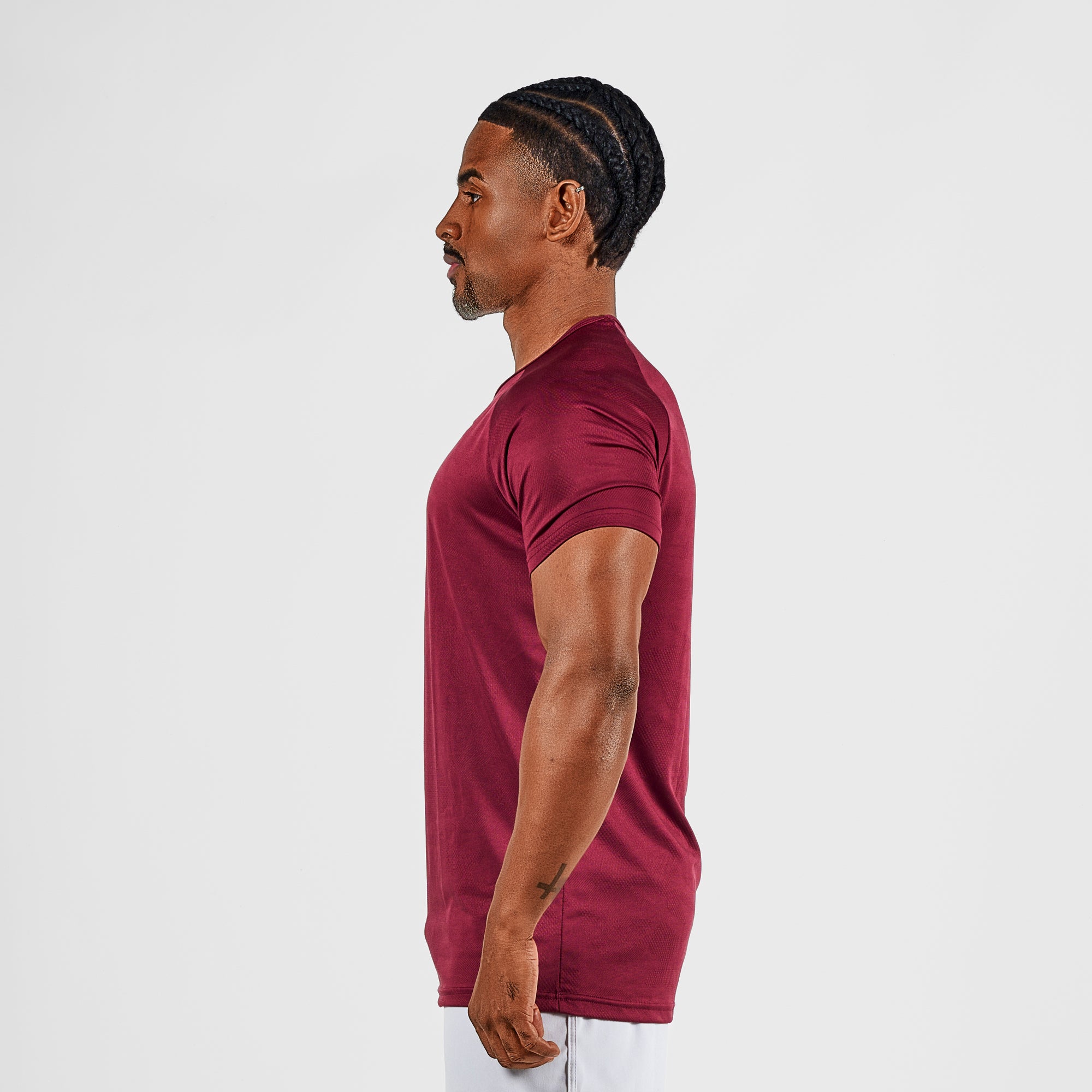Camiseta Dry Haze Lupus Vinho