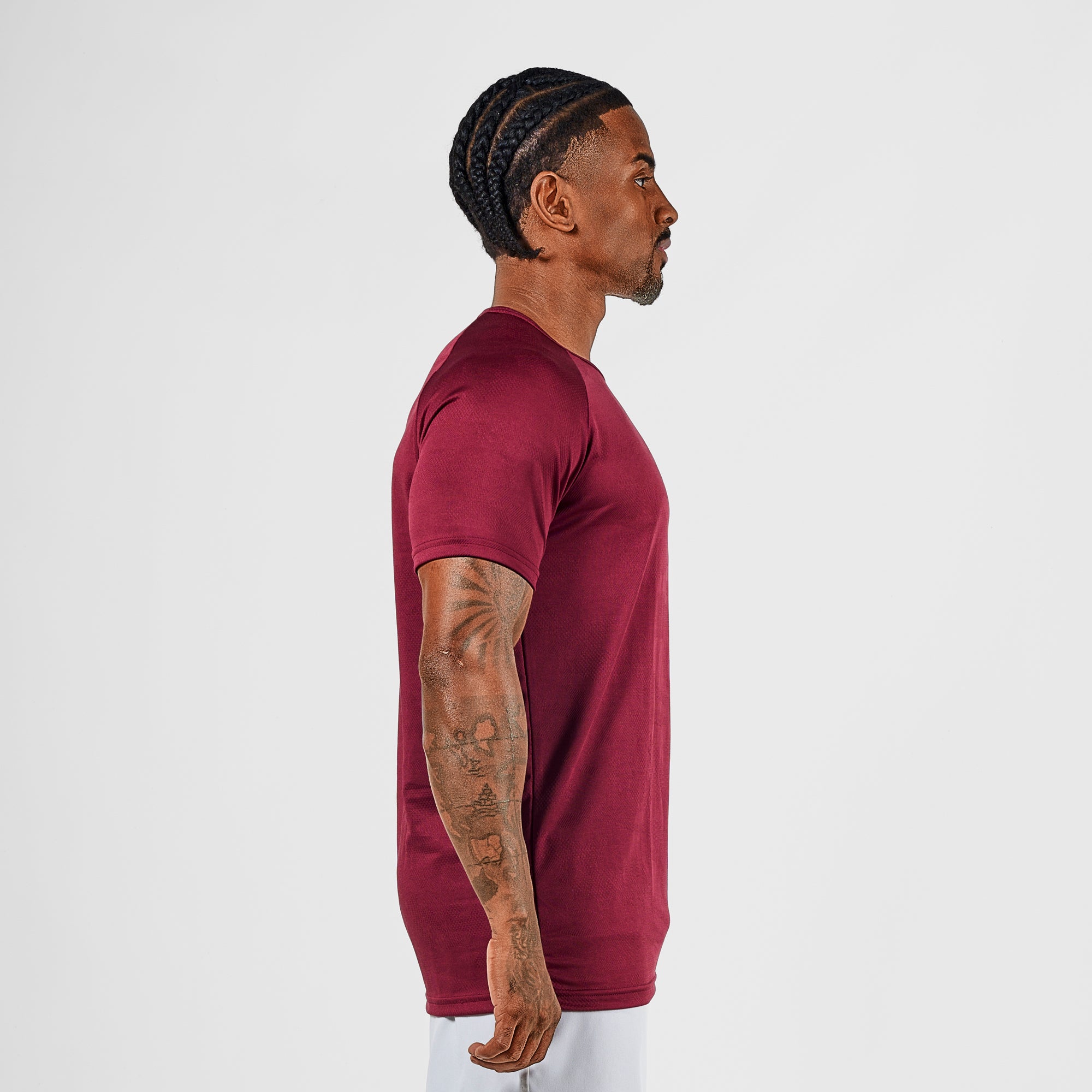 Camiseta Dry Haze Lupus Vinho