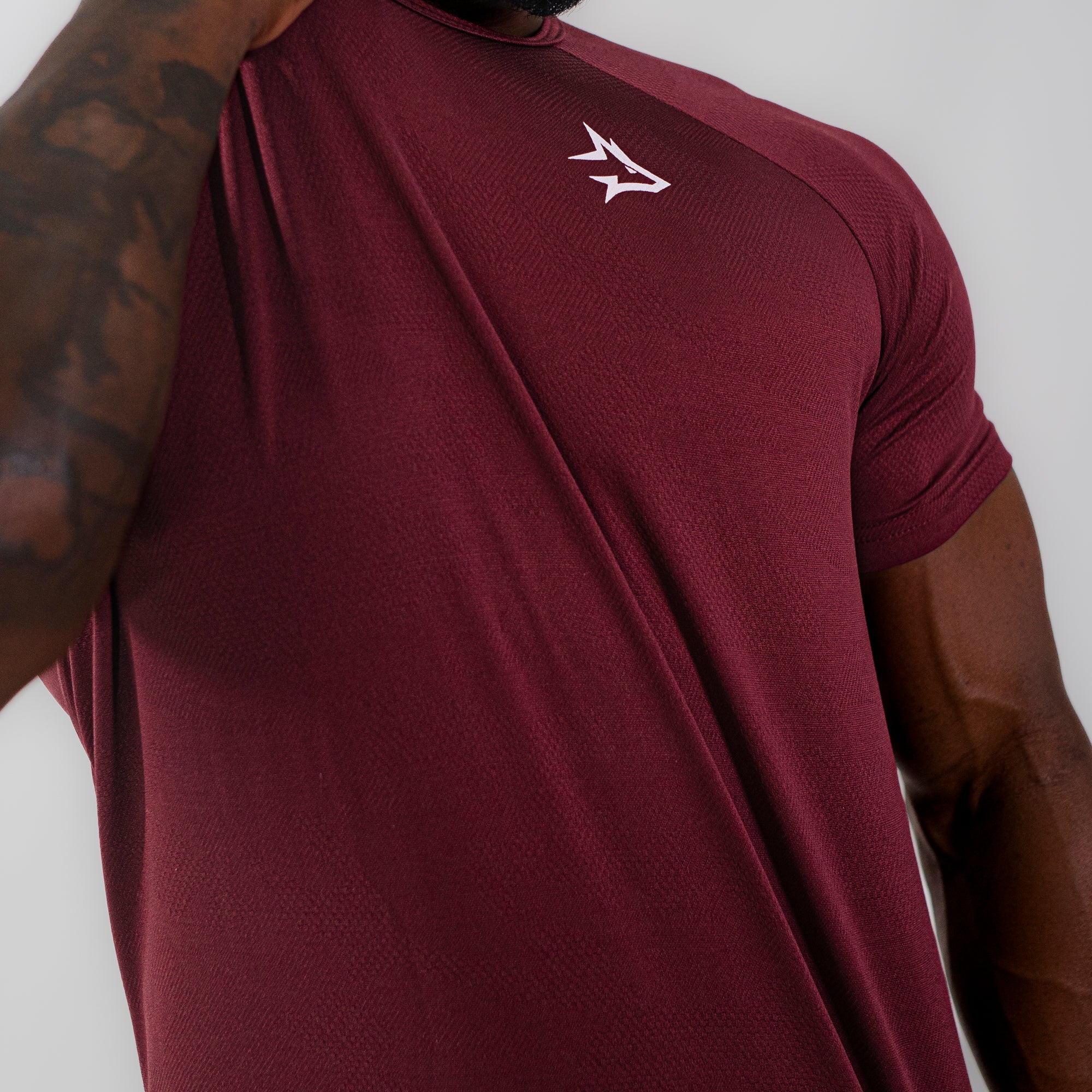 Camiseta Dry Haze Lupus Vinho