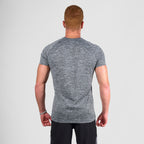 Camiseta Dry Fit Essential Mescla Cinza