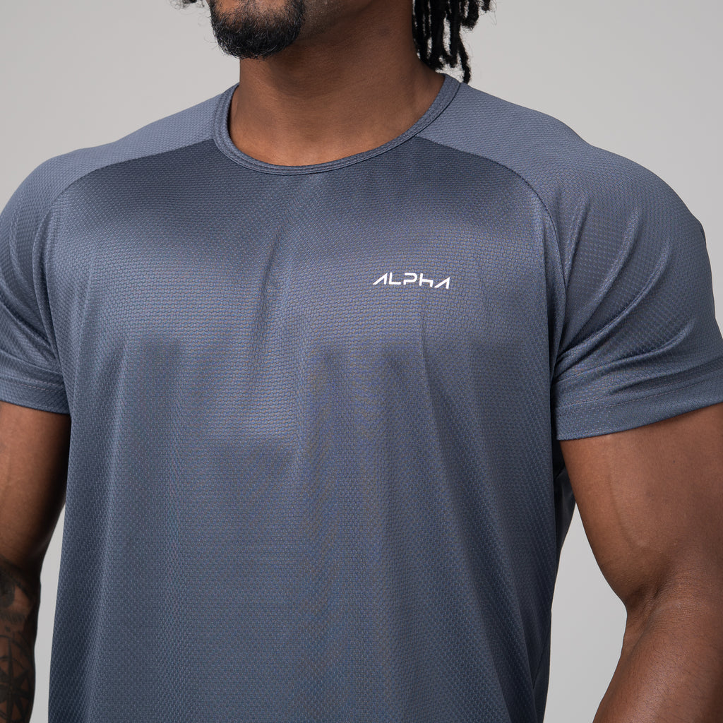 Camiseta Dry Fit Fluid Cinza Sombra