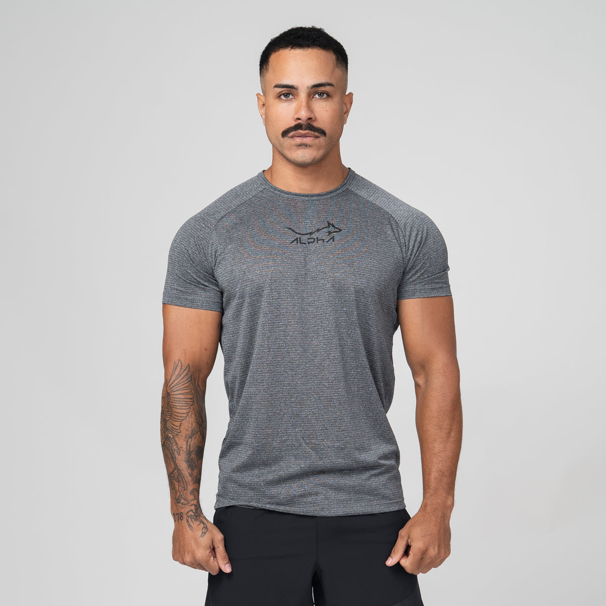 Camiseta Dry Fit Fluid Move Chumbo