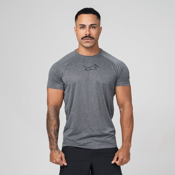 Camiseta Dry Fit Fluid Move Chumbo