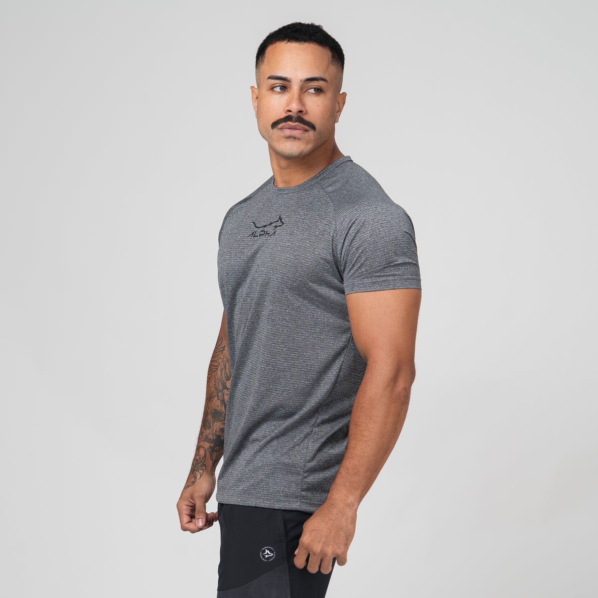 Camiseta Dry Fit Fluid Move Chumbo