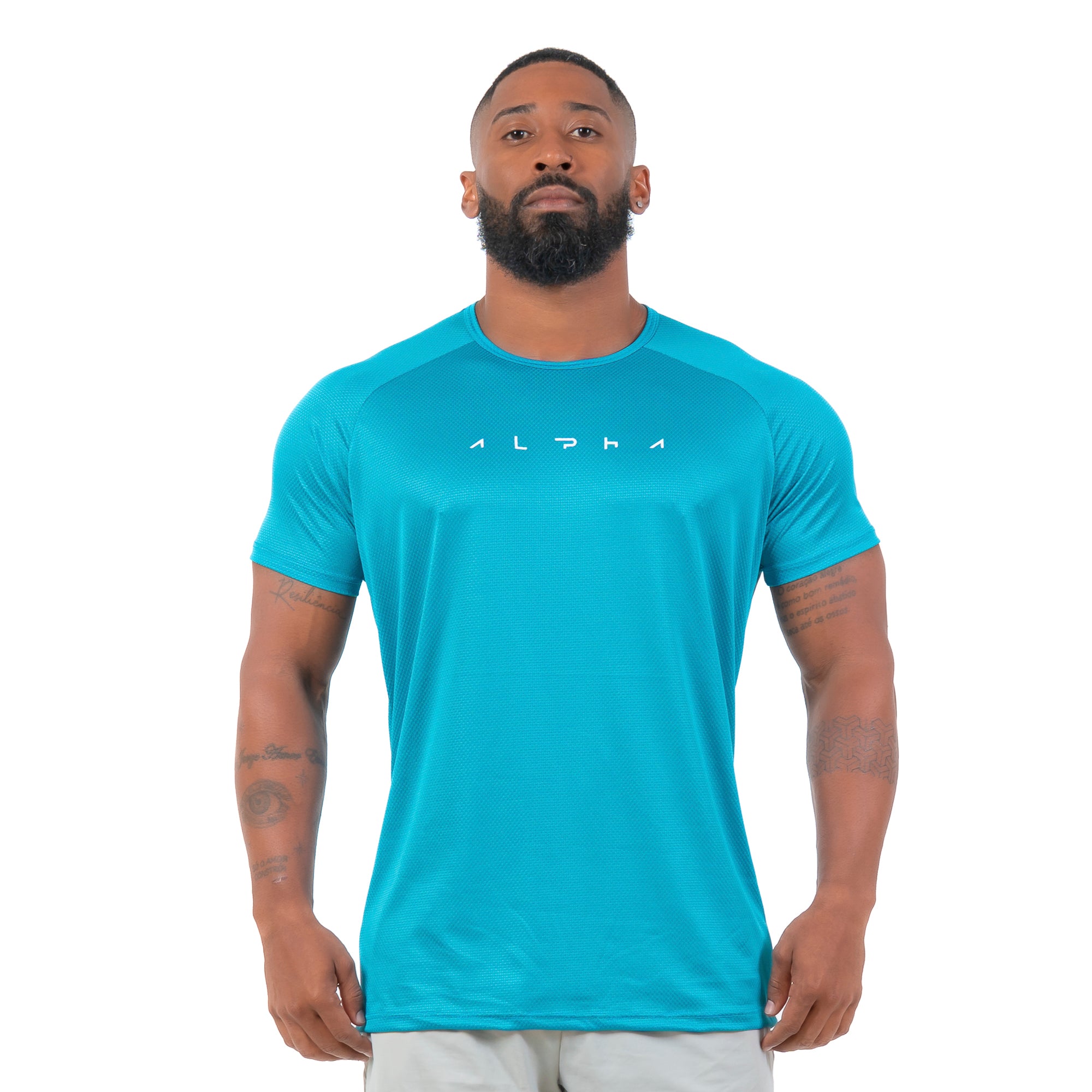 Camiseta Dry Fit Horizon Azul Pacifico