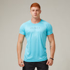 Camiseta Dry Fit Horizon Azul Pavão