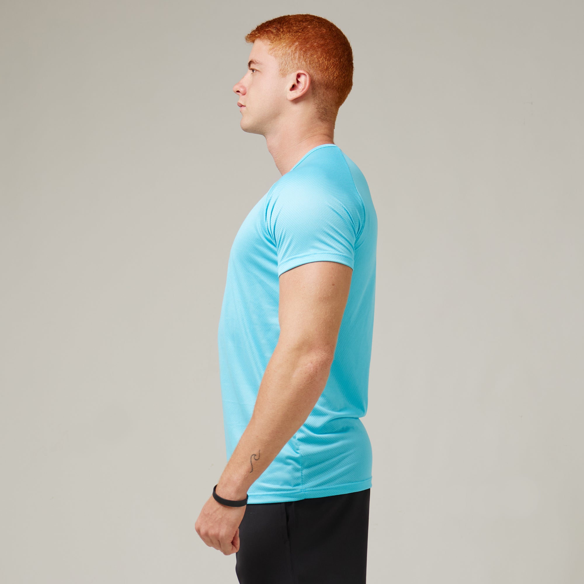 Camiseta Dry Fit Horizon Azul Pavão