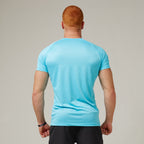 Camiseta Dry Fit Horizon Azul Pavão