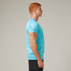 Camiseta Dry Fit Horizon Azul Pavão