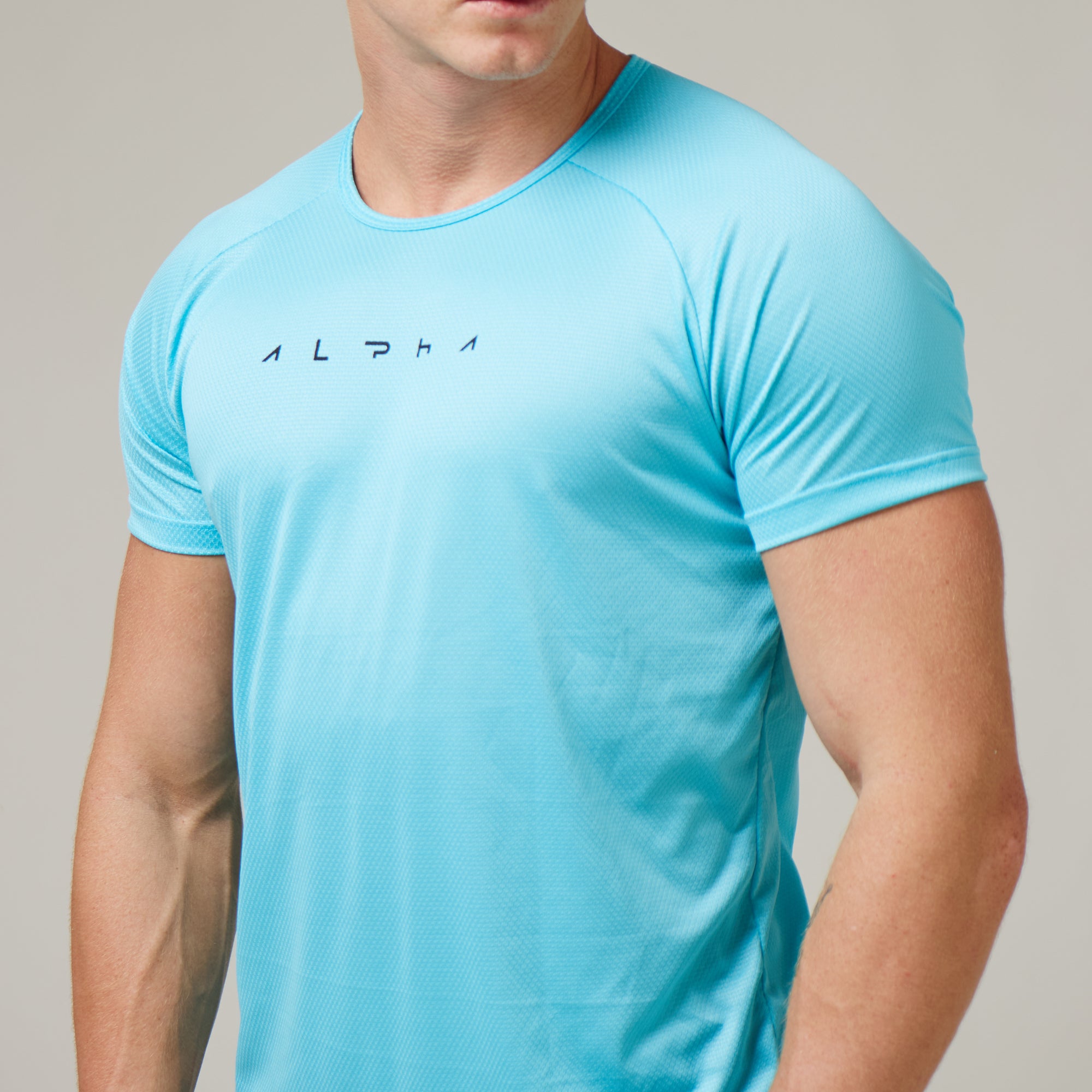 Camiseta Dry Fit Horizon Azul Pavão