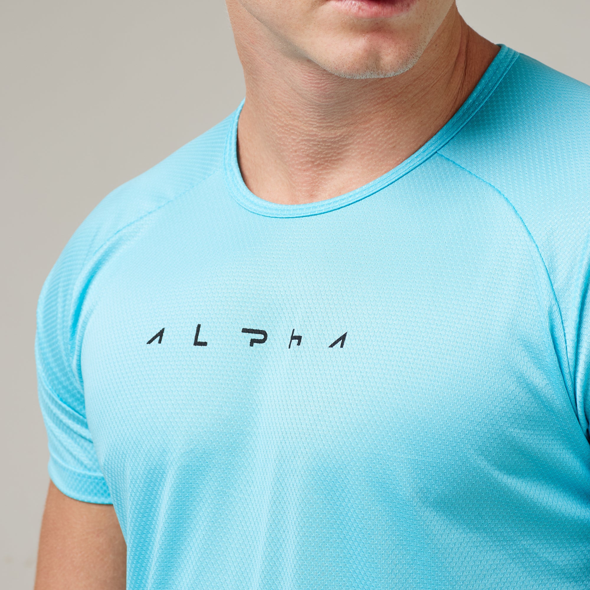 Camiseta Dry Fit Horizon Azul Pavão