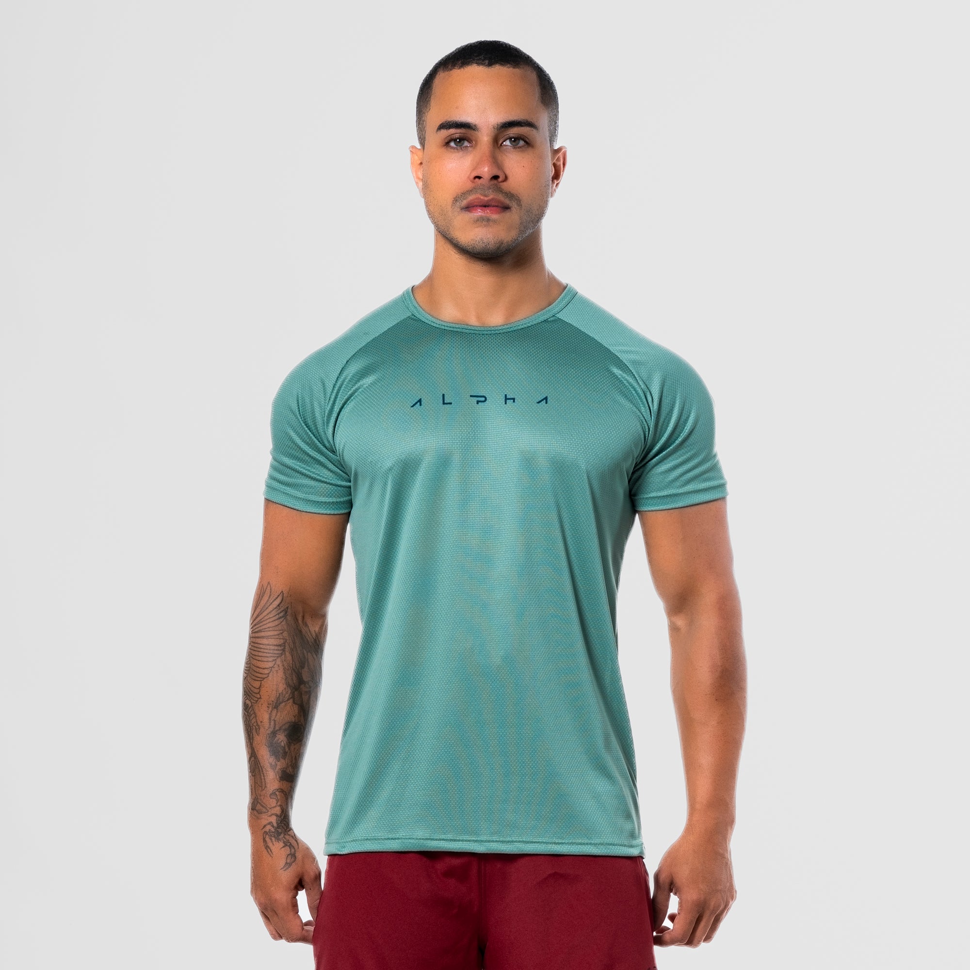 Camiseta Dry Fit Horizon Verde Menta