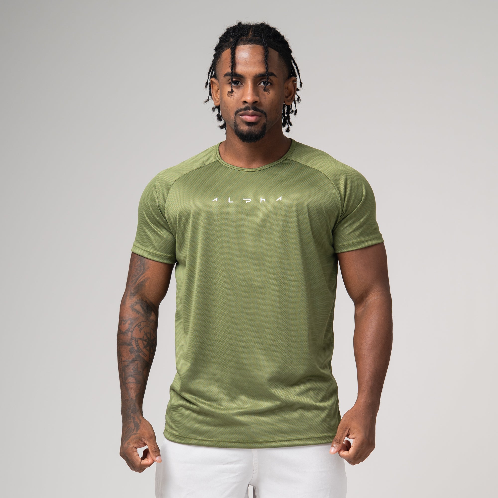 Camiseta Dry Fit Horizon Verde Selva
