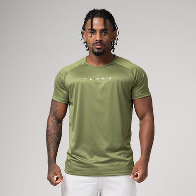 Camiseta Dry Fit Horizon Verde Selva