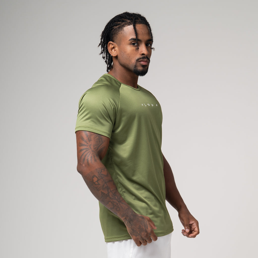 Camiseta Dry Fit Horizon Verde Selva