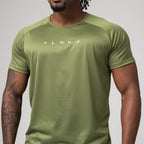 Camiseta Dry Fit Horizon Verde Selva