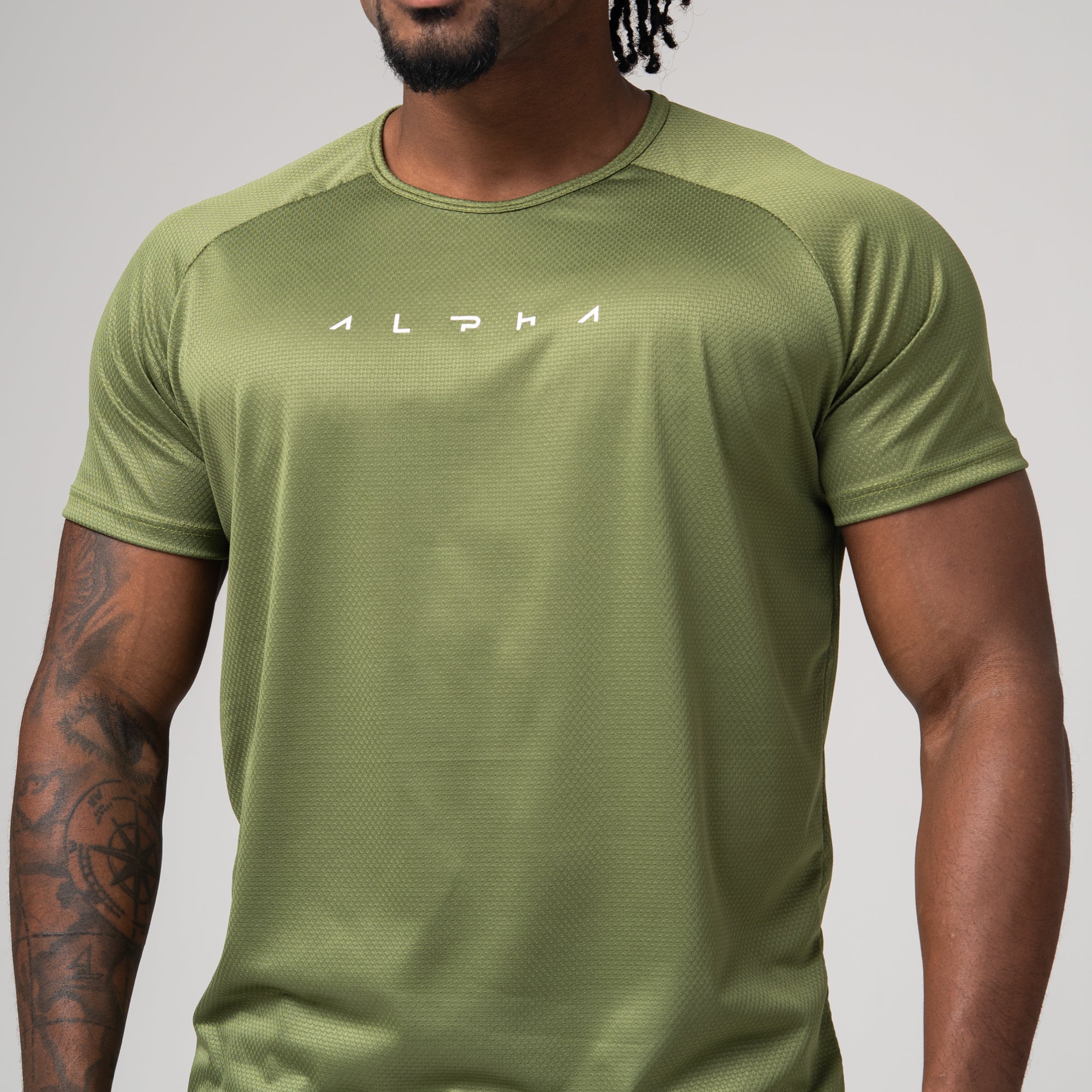 Camiseta Dry Fit Horizon Verde Selva