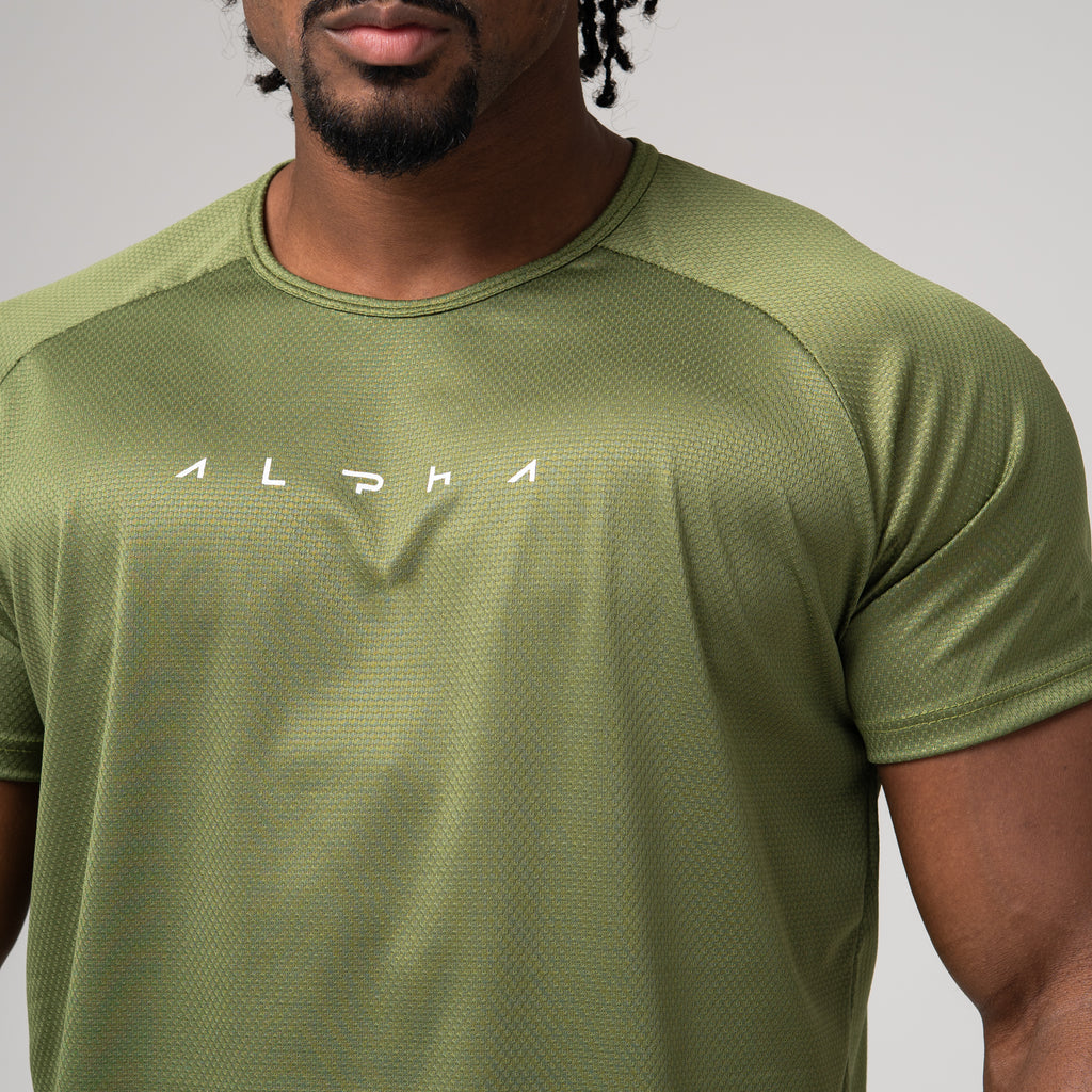 Camiseta Dry Fit Horizon Verde Selva