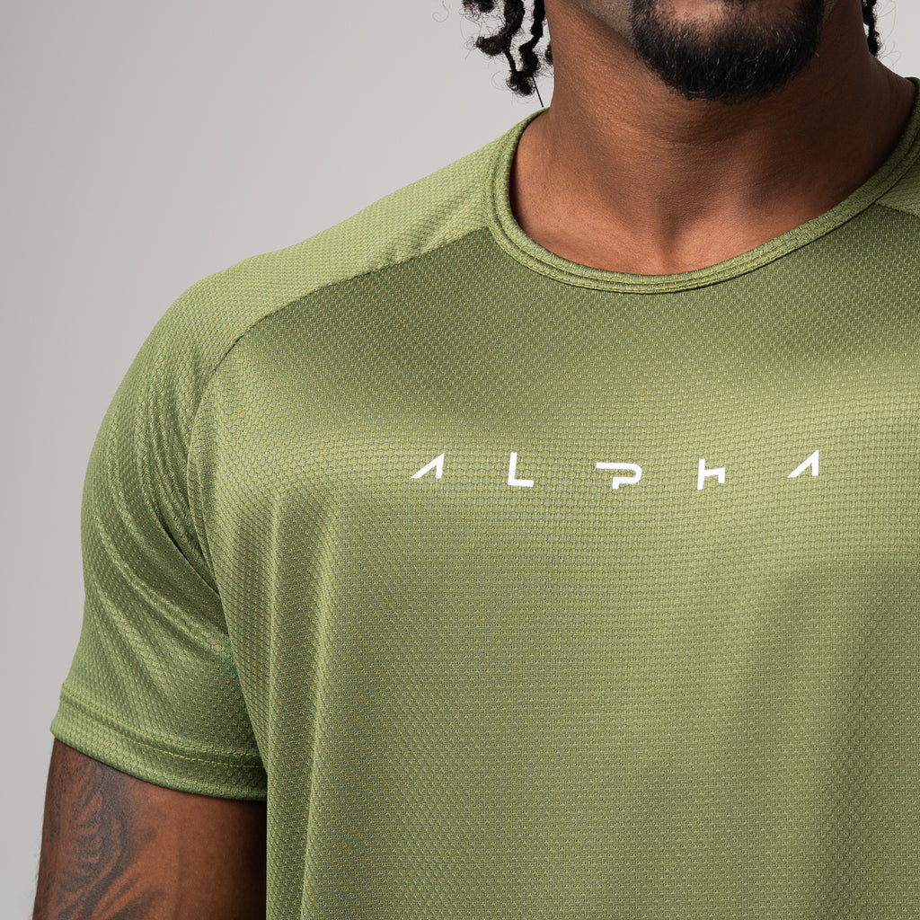 Camiseta Dry Fit Horizon Verde Selva