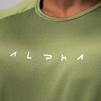 Camiseta Dry Fit Horizon Verde Selva