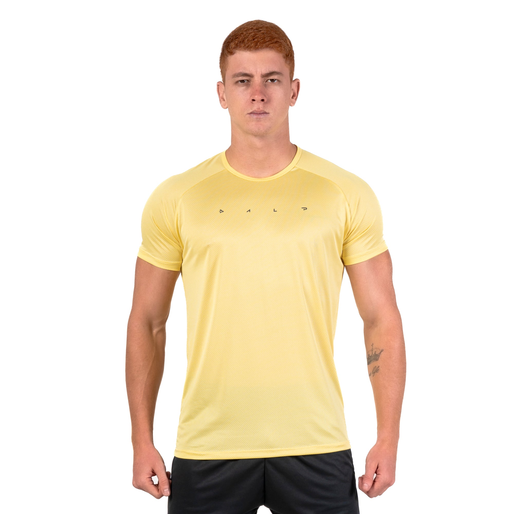 Camiseta Dry Fit Light Lupus Amarelo Tropical