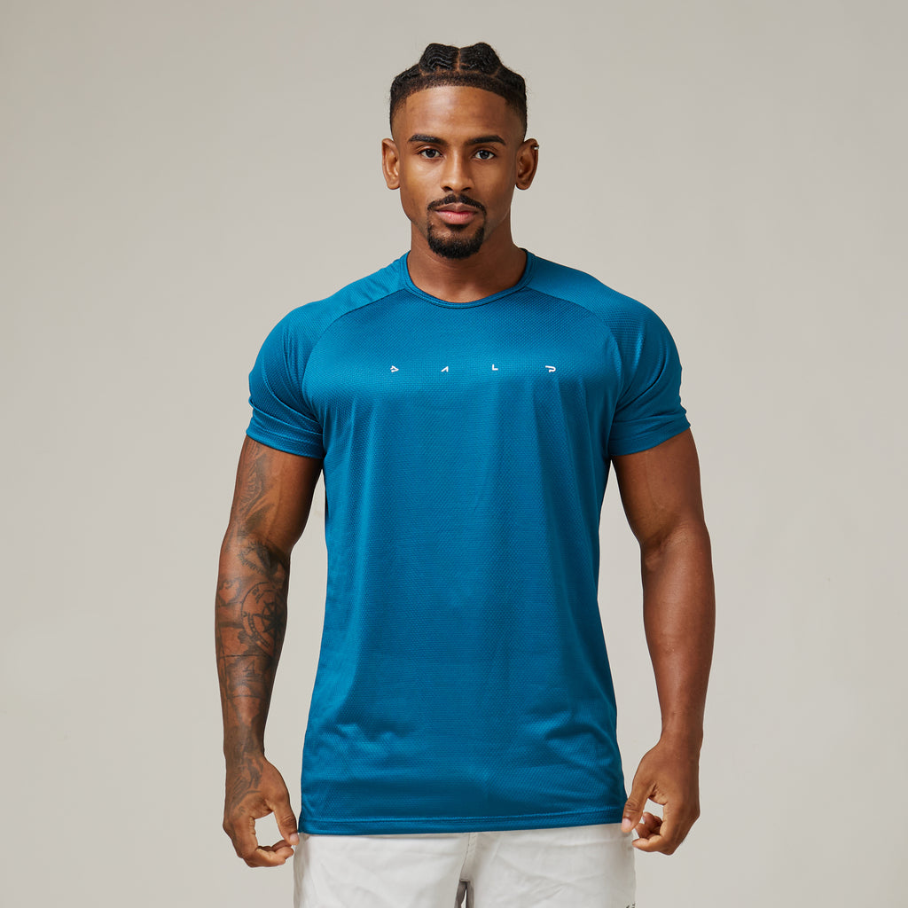 Camiseta Dry Fit Light Lupus Azul Mediterrâneo