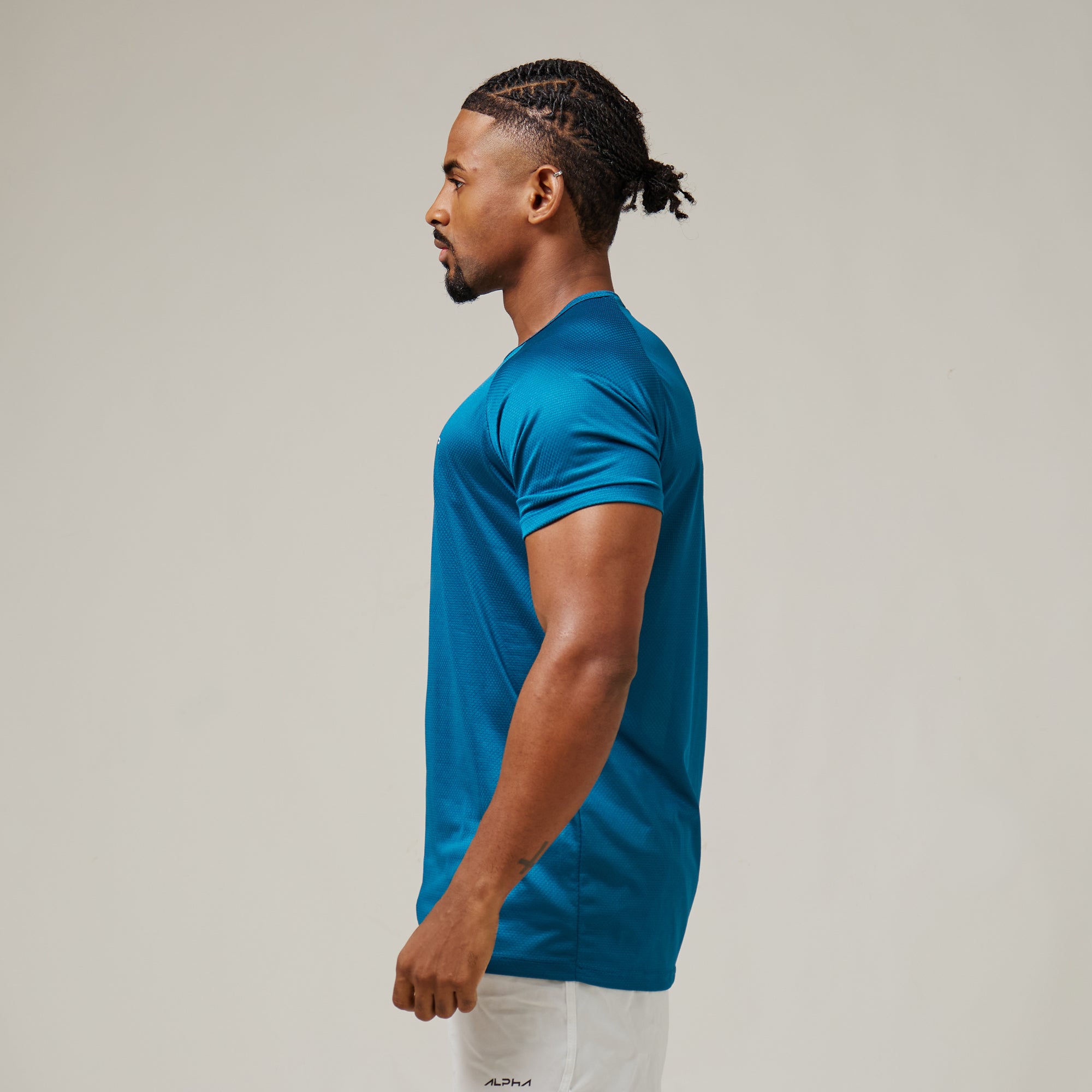 Camiseta Dry Fit Light Lupus Azul Mediterrâneo