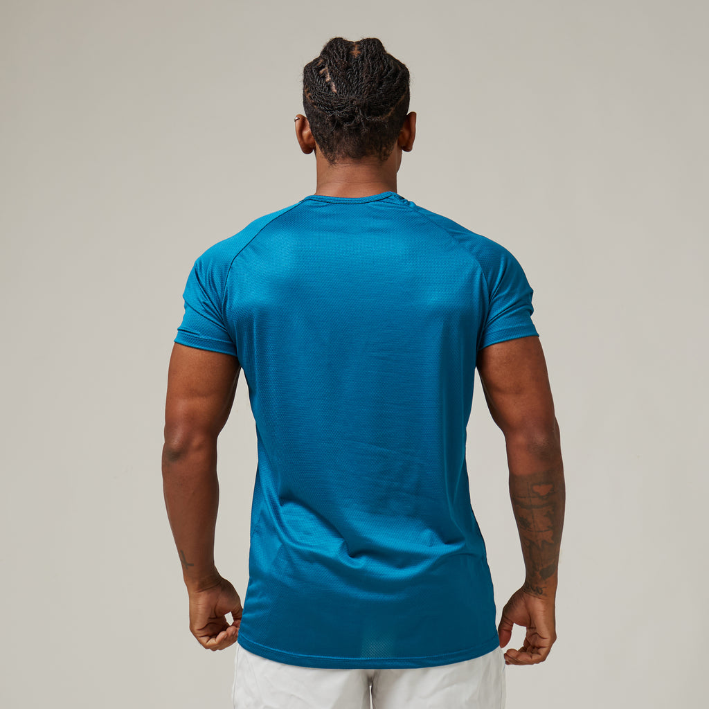 Camiseta Dry Fit Light Lupus Azul Mediterrâneo