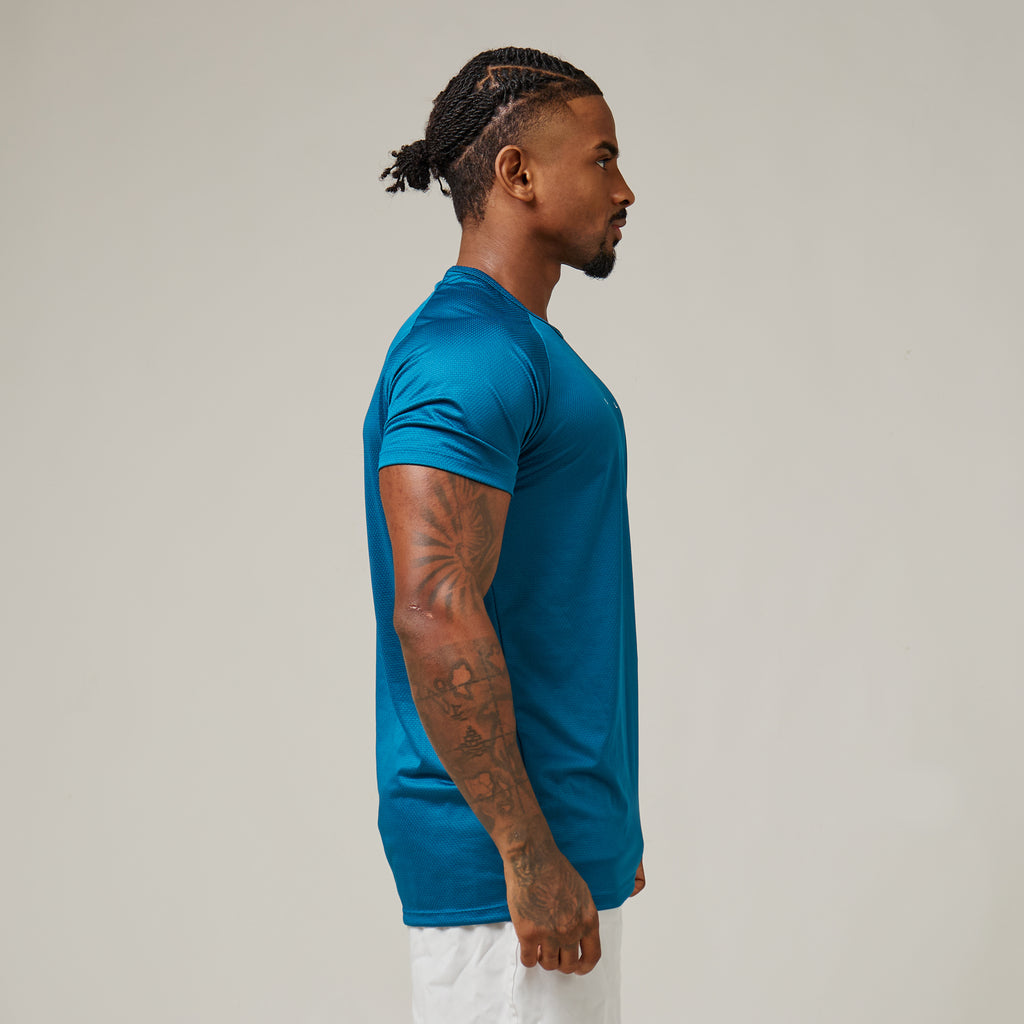 Camiseta Dry Fit Light Lupus Azul Mediterrâneo