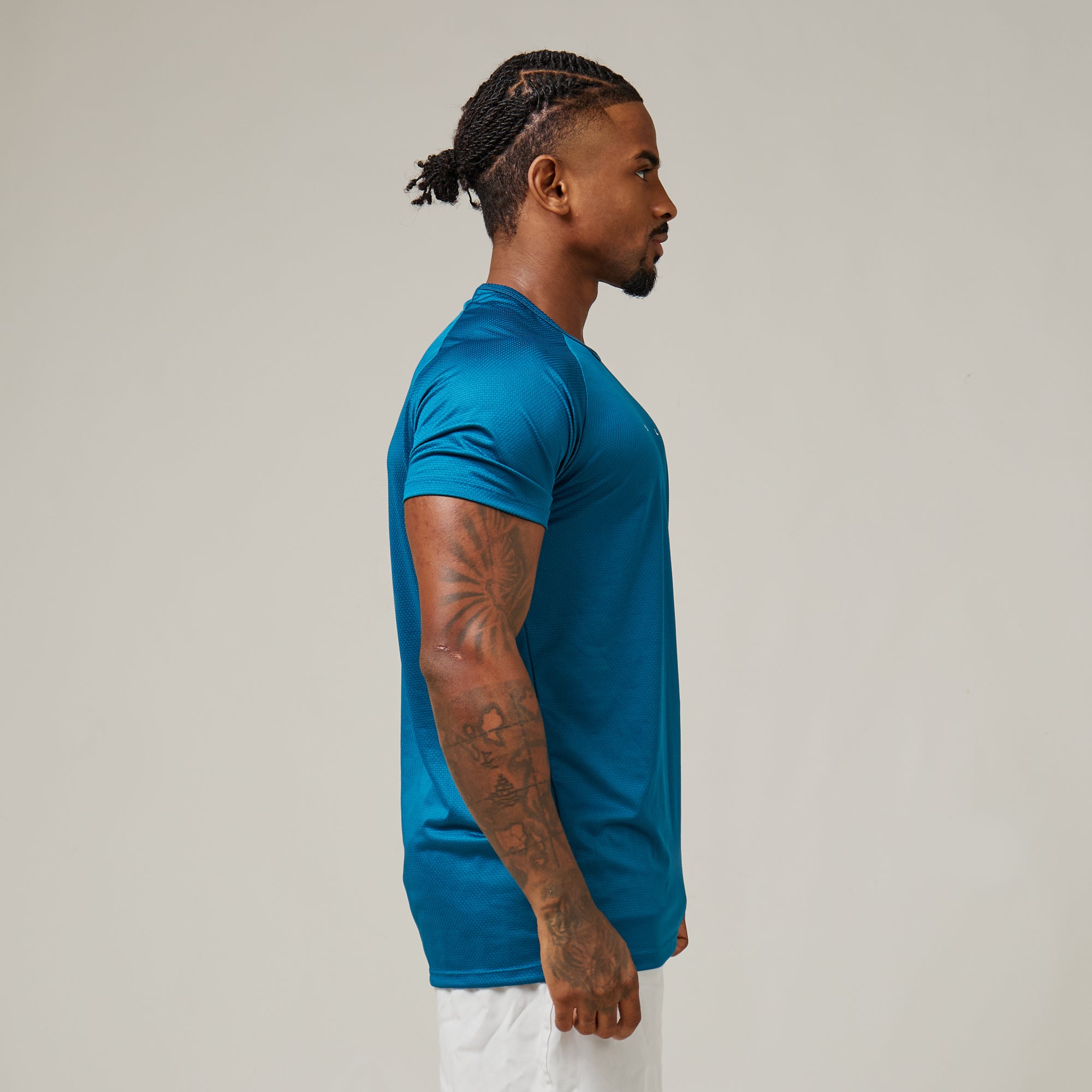Camiseta Dry Fit Light Lupus Azul Mediterrâneo
