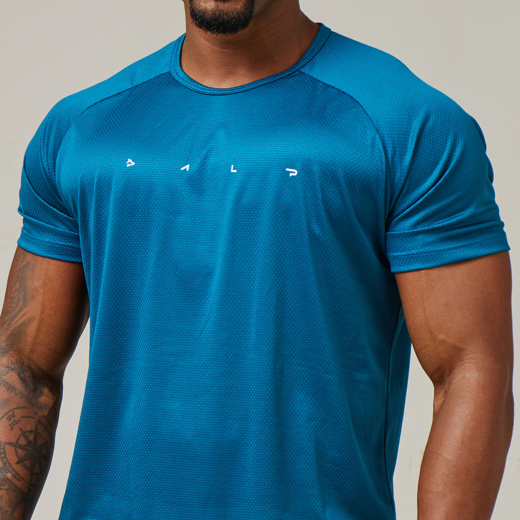 Camiseta Dry Fit Light Lupus Azul Mediterrâneo