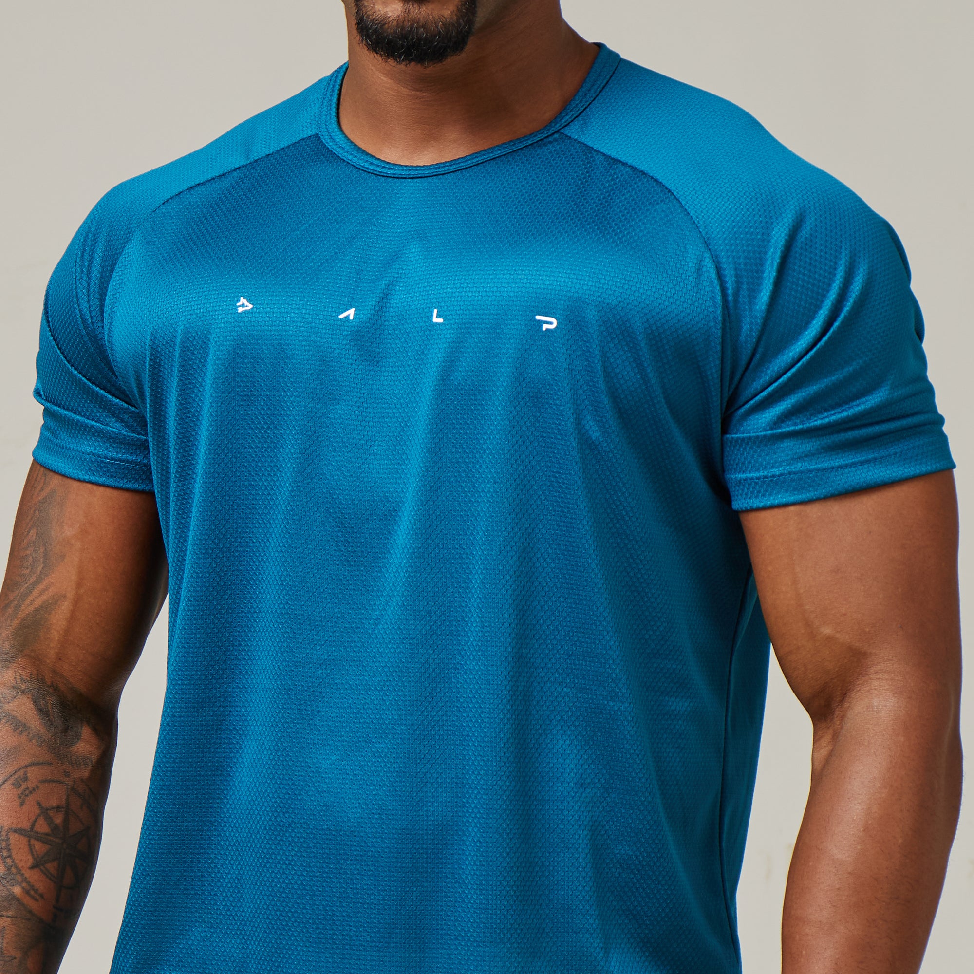 Camiseta Dry Fit Light Lupus Azul Mediterrâneo